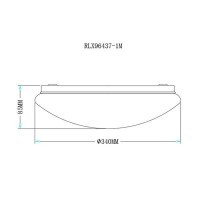 kinkiecikpl Plafon LED CARPI CEILING 34cm RLX96437-1M ZUMA LINE