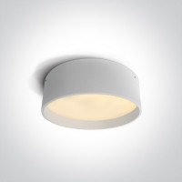 kinkiecik.pl Plafon LED Indoor Plafo Aluminium 67438/W/W ONE LIGHT