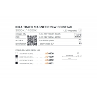 kinkiecik.pl Kira Track Magnetic 24W POINTS60 4000K (white) AZ4602 AZZARDO