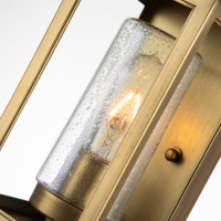 Mały kinkiet Atwater – 1 źródło światła – Przecierany mosiądz QN-ATWATER-S-PDB Elstead Lighting