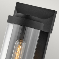 Średnia latarnia naścienna Pearson – 1 źródło światła – Teksturowana czerń QN-PEARSON-M-TK Elstead Lighting