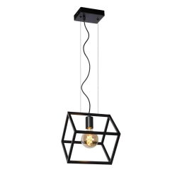 Lampa wisząca FABIAN 1xE27 czarny 00425/01/30 Lucide - zdjęcie produktu