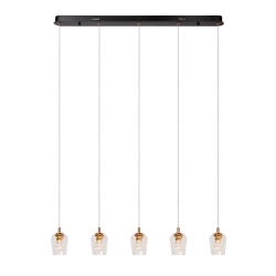 BERLIANE Lampa wisząca LED Dim. 5x4W 2700K Transparant 00430/20/60 Lucide - zdjęcie produktu