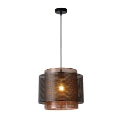 Lampa wisząca ORRIN Ø 34 cm 1xE27 czarny 02404/01/30 Lucide - zdjęcie produktu