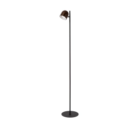 SKANSKA RECH Lampa podłogowa Battery pack Ø 23 cm LED Dim. CCT 1x3W 3000K/6000K IP44 Coffee 03749/03/96 Lucide - zdjęcie