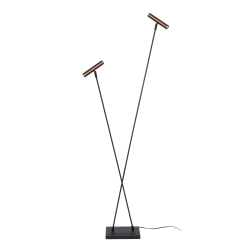 DUARTE Lampa podłogowa 2xG9 Coffee 03751/02/96 Lucide - zdjęcie produktu