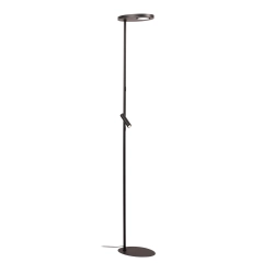 ORTOLAN Lampa podłogowa – Czarna – LED ściemnialna – 6W – 2700K 03752/21/30 Lucide - zdjęcie produktu