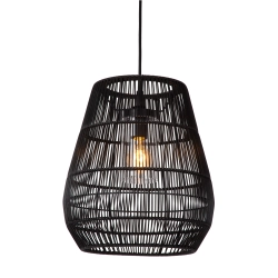 NERIDA Lampa wisząca Ø 35 cm 1xE27 IP44 czarny 03844/01/30 Lucide - zdjęcie produktu