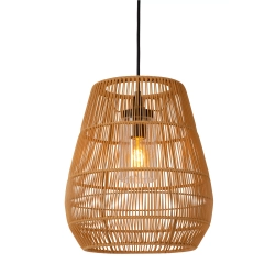 NERIDA Lampa wisząca Ø 35 cm 1xE27 IP44 Natural 03844/01/72 Lucide - zdjęcie produktu