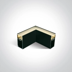 Łącznik narożny BLACK UGR19 LED CORNER 13W CCTV PV FOR 38150A 38151A 230V 050170D/B/V ONE LIGHT
