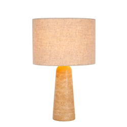 NIMUE Lampa stołowa Ø 30 cm 1xE27 Taupe 05556/81/41 Lucide - zdjęcie produktu