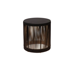 PINGI Lampa podłogowa akumulatorowa Ø 33,5 cm LED 3-stopniowa regulacja 06822/37/30 IP44 czarny LUCIDE Lucide - zdjęcie