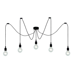 Lampa wisząca FIX MULTIPLE 5xE27 czarny 08408/05/30 Lucide - zdjęcie produktu