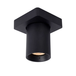 Plafon NIGEL LED Dim to warm GU10 1x5W 2200K/3000K czarny 09929/05/30 Lucide - zdjęcie produktu