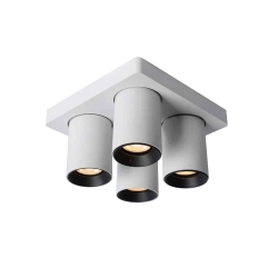 Plafon NIGEL LED Dim to warm GU10 4x5W 2200K/3000K biały 09929/20/31 Lucide - zdjęcie produktu