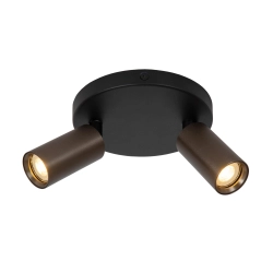RITMO Plafon Ø 15 cm 2xGU10 Coffee 09942/12/97 Lucide - zdjęcie produktu