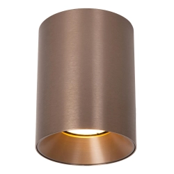 GERTI - Plafon - Ø 8 cm - 1xGU10 - Coffee - Essential 09945/01/97 LUCIDE