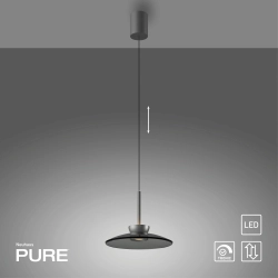 Lampa wisząca Pure Moon Szara 2191-15 Paul Neuhaus - zdjęcie dodatkowe 1