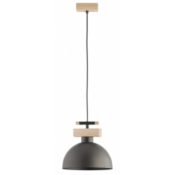 Lampa wisząca VERTA 1xE27 brązowy jasne drewno 61621 ALFA