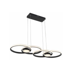 Audia - lampa wisząca LED czarny mat 336301-30 REALITY