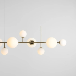 Lampa wisząca DIONE 9 ZŁOTY 1092N30 Aldex - zdjęcie dodatkowe 1