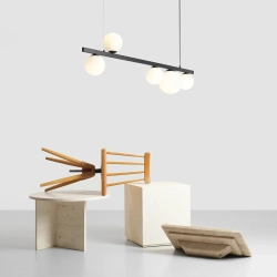 GARDA 5 CZARNY 1099F1 Stylowa lampa wisząca Aldex - zdjęcie produktu