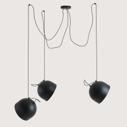 Lampa wisząca NOOR 3 CZARNY 1122E_1 Aldex - zdjęcie dodatkowe 1