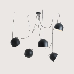Lampa wisząca NOOR 5 CZARNY 1122F1 Aldex - zdjęcie dodatkowe 1