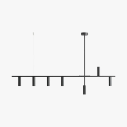 TREVO 7 ALL CZARNY 1104T1 Designerska lampa wisząca Aldex - zdjęcie dodatkowe 1