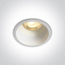 Oprawa podtynkowa WHITE GU10 10W WHITE REFLECTOR DARK LIGHT 10105AD/W/W ONE LIGHT