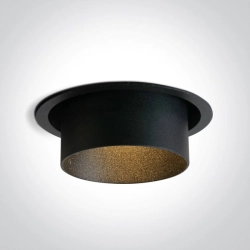 Oprawa podtynkowa BLACK GU10 10W DARK LIGHT 10105Y/B ONE LIGHT