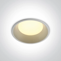 Oprawa podtynkowa WHITE 12W CCTV IP20 230V DARK LIGHT 10109D/W/V ONE LIGHT