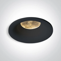 Oprawa podtynkowa BLACK COB 12W WW 700mA IP65 DARK LIGHT 10112C/B/W ONE LIGHT