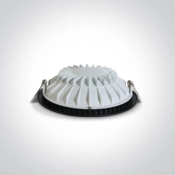 kinkiecik.pl Nata 2 10116FD/B/BS downlight w kolorze czarny-mosiądz LED 3000K 16W dark light; zasilacz 300mA w komplecie ONE LIGHT
