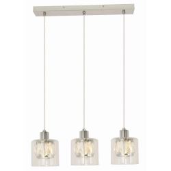 kinkiecik.pl Elmo - lampa wisząca 3 płomienna chrom. 3xE14 40W 338833-06 Reality