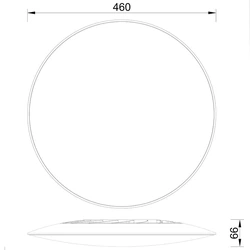 Lampa sufitowa Mantra Slim CCT 8692MA - zdjęcie dodatkowe 1