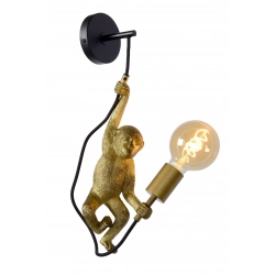 EXTRAVAGANZA CHIMP Kinkiet 1xE27 czarny 10202/01/30 Lucide - zdjęcie produktu
