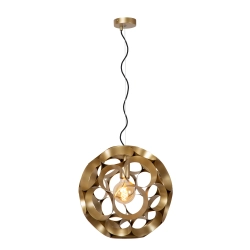 HANNELORE Lampa wisząca Ø 40 cm 1xE27 złoty mat / mosiądz 10423/40/02 Lucide - zdjęcie produktu