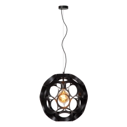 HANNELORE Lampa wisząca Ø 40 cm 1xE27 czarny 10423/40/30 Lucide - zdjęcie produktu