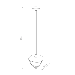 Lampa wisząca AMELIA 10496 IP44 Nowodvorski - zdjęcie dodatkowe 1
