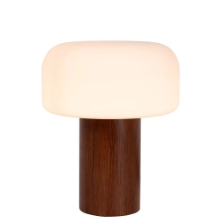 KENAN Lampa stołowa Ø 22 cm 1xE14 Wood 10526/01/70 Lucide - zdjęcie produktu