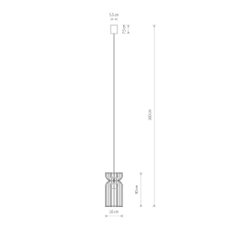 Lampa wisząca KYMI BLACK B 10574 Nowodvorski - zdjęcie dodatkowe 1