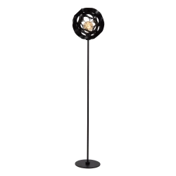 HANNELORE Lampa podłogowa Ø 30 cm 1xE27 czarny 10723/01/30 Lucide - zdjęcie produktu