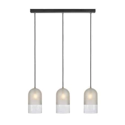 kinkiecik.pl Lampa wisząca COPE Pendant 3L Frosted/Clear/Black 108226 Markslojdlojd