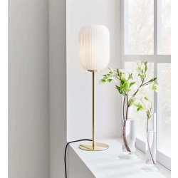 kinkiecik.pl Lampa stołowa CAVA Table 1L Brushed Brass/White 108251 Markslojd