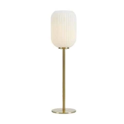 kinkiecik.pl Lampa stołowa CAVA Table 1L Brushed Brass/White 108251 Markslojd
