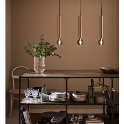 kinkiecik.pl Lampa wisząca SENCILLO Pendant 3L Brass 108261 Markslojd