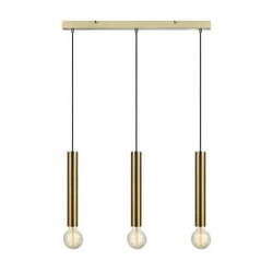 kinkiecik.pl Lampa wisząca SENCILLO Pendant 3L Brass 108261 Markslojd