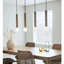 kinkiecik.pl Lampa wisząca SENCILLO Pendant 4L Brass 108263 Markslojd