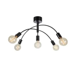kinkiecik.pl Plafon CYGNUS Ceiling 5L Black 108284 Markslojd